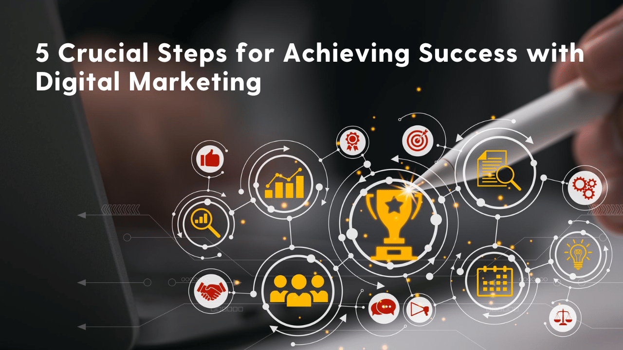 5 Crucial Steps for Achieving Success with Digital Marketing