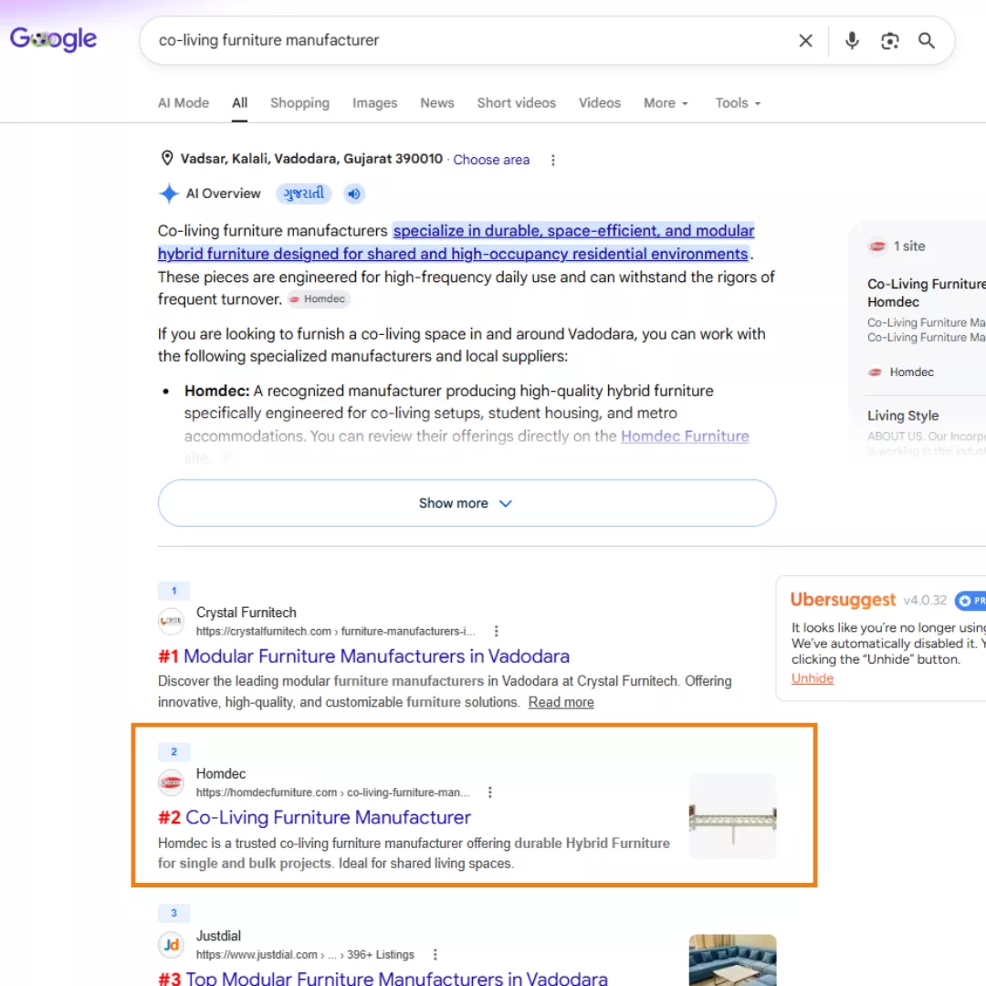 Homdec Case Study