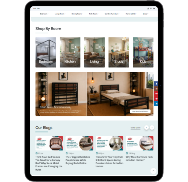 Homdec Tablet Mockup